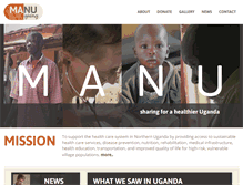 Tablet Screenshot of manugiving.org